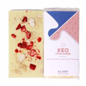 Strawberry Shortcake White Chocolate | 500mg THC | Keo Edibles